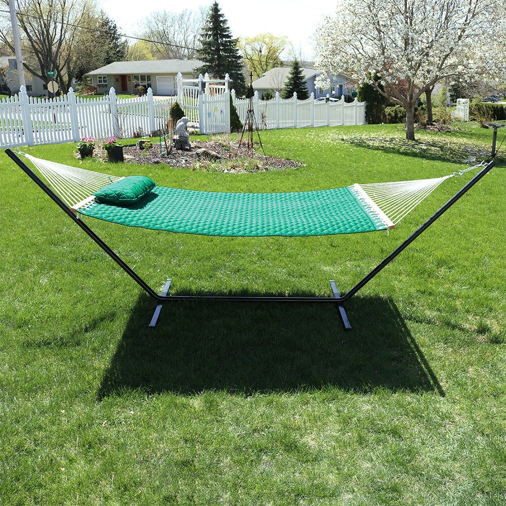 Freeport Park? Cioffi Double Spreader Bar Hammock with Stand & Reviews Freeport Park? Cioffi Double Spreader Bar Hammock with Stand & Reviews